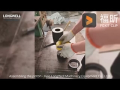 Rote PU-Gummi-Kolben-Schlammpumpen-Komponenten AH000004050200 mittlerer Druck